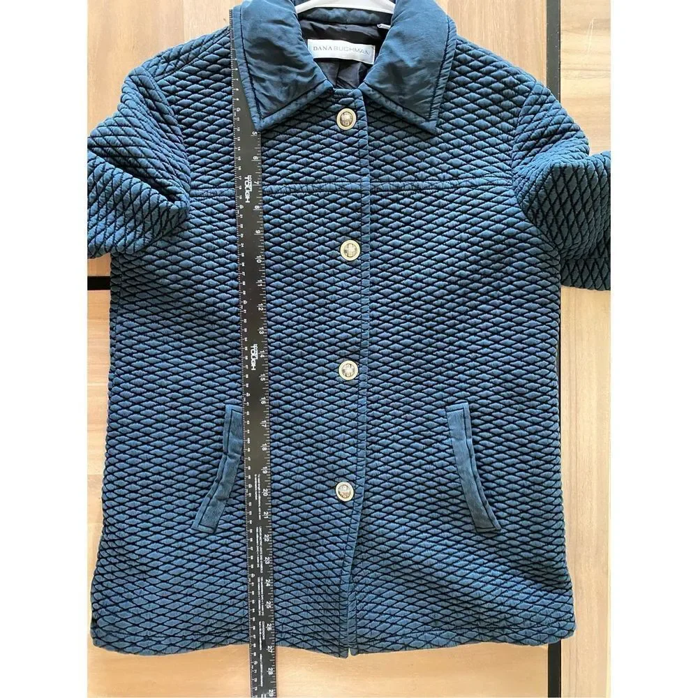 Dana Buchanan‎ Quilted Silk Jacket